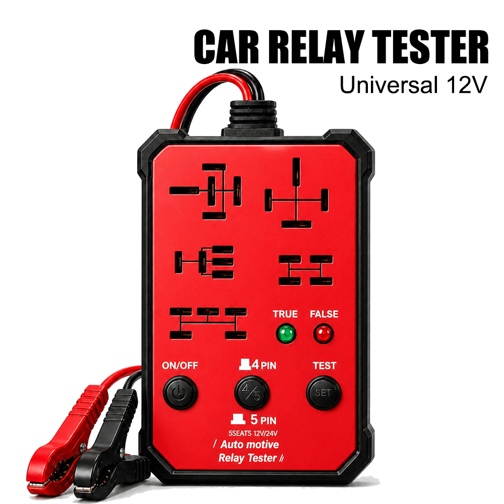 Car Workshop Tools Equipment - جهاز اختبار مرحلات السيارات العالمي 12