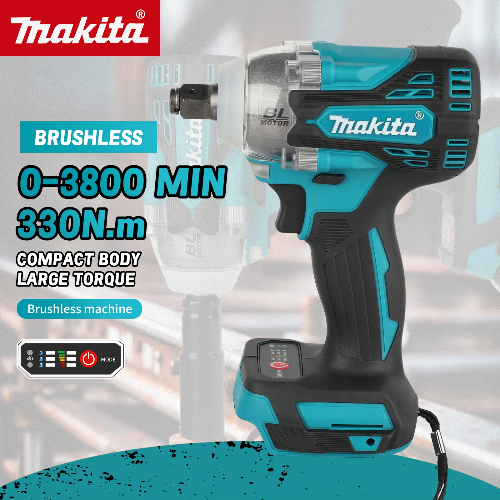Makita Drill Dtw300 - مفتاح ربط كهربائي لاسلكي من ماكيتا،