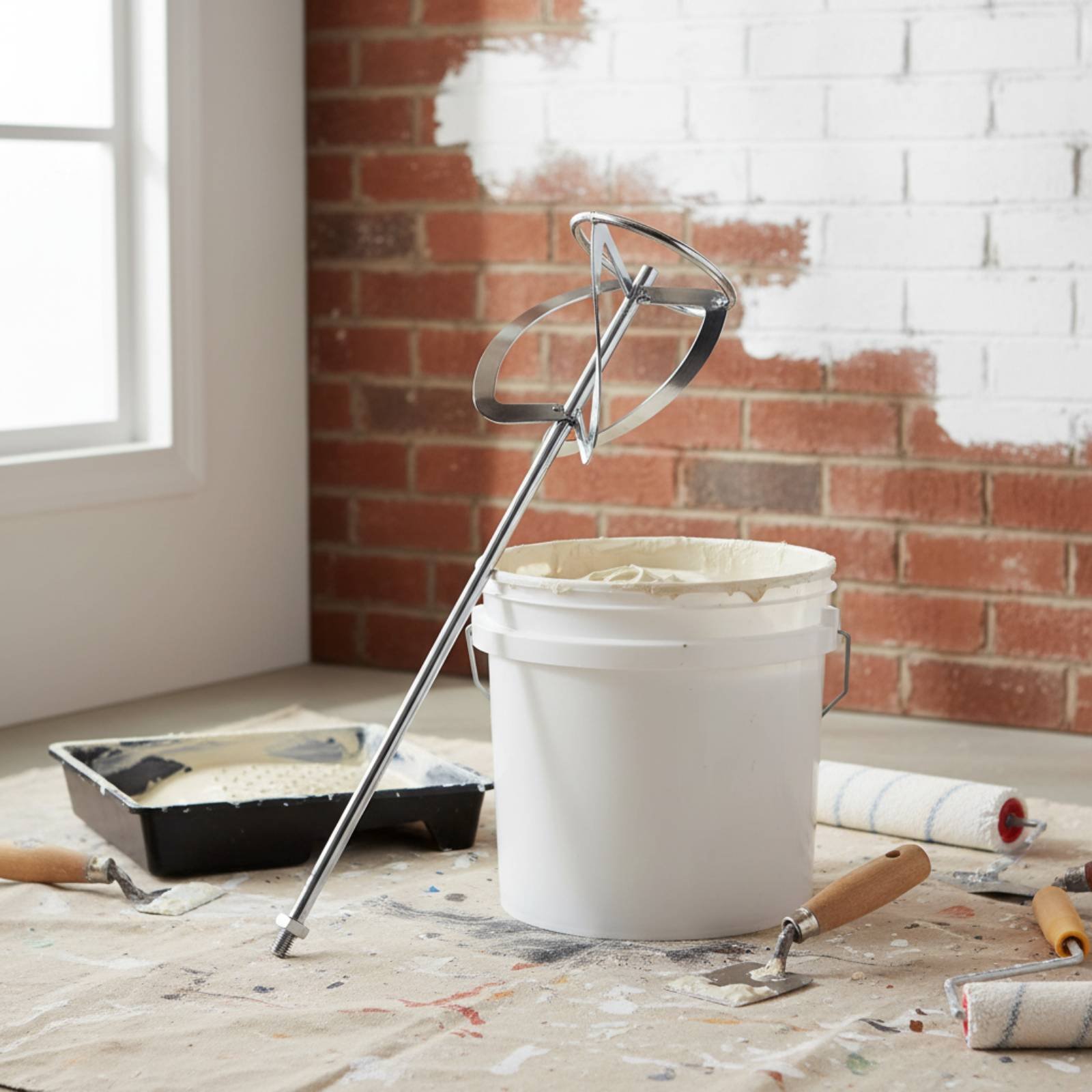 Workshop Use Tools - ملحق خلاط أسمنت قوي للاستخدام مع