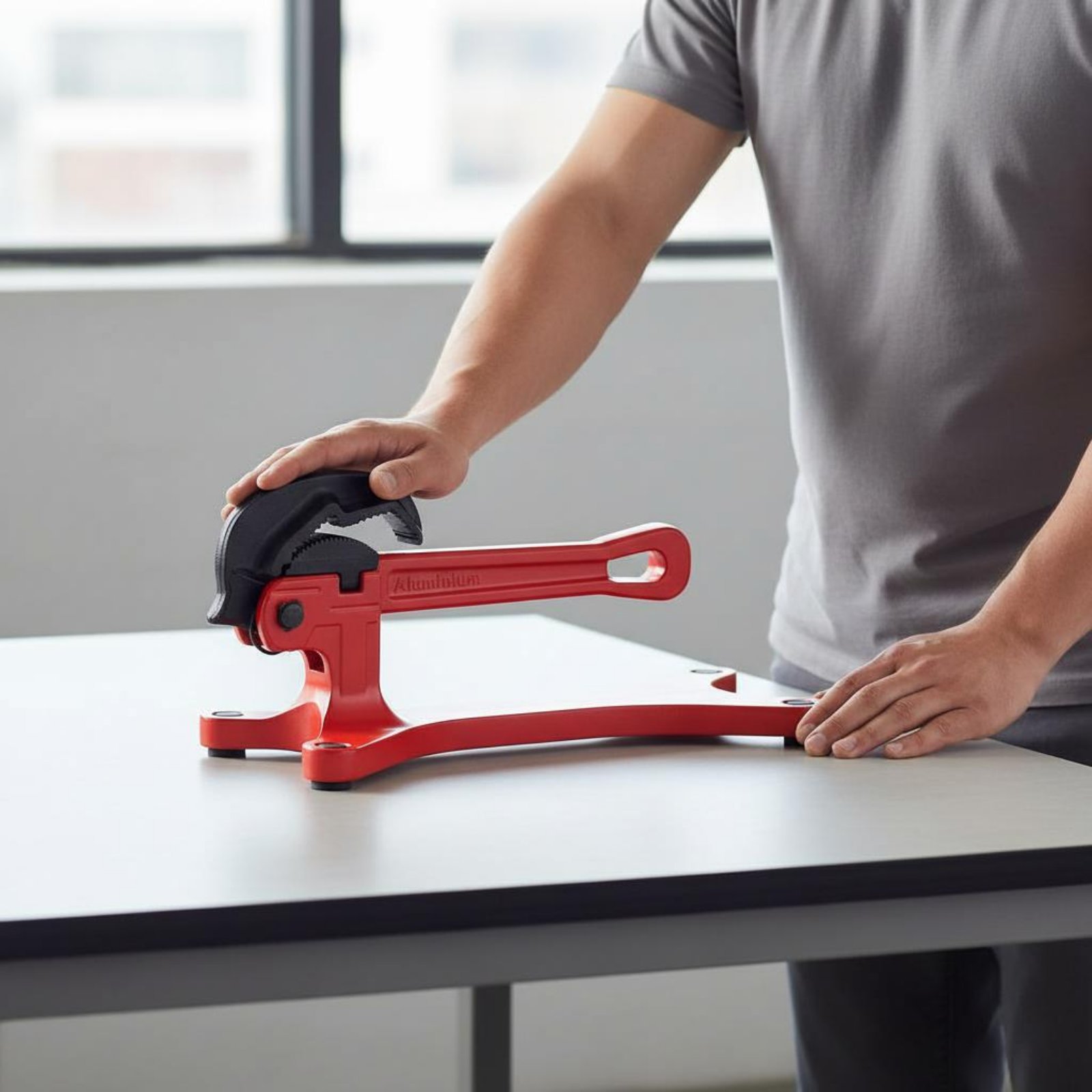 Tools Workshops - مفتاح أنابيب ذاتي القفل محمول وقابل
