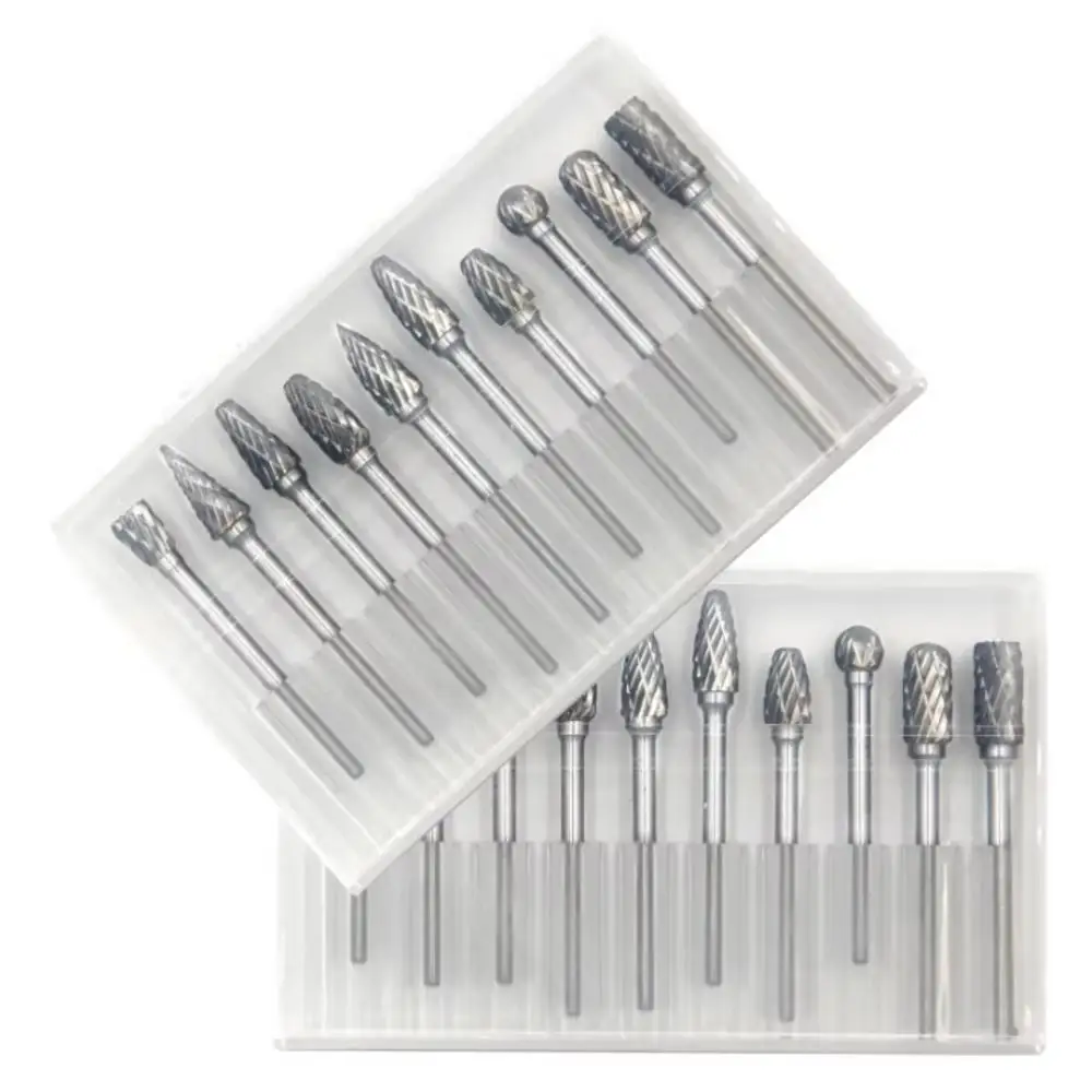 Chisel Set Wood - 10 قطع مجموعة رؤوس كربيد دوارة