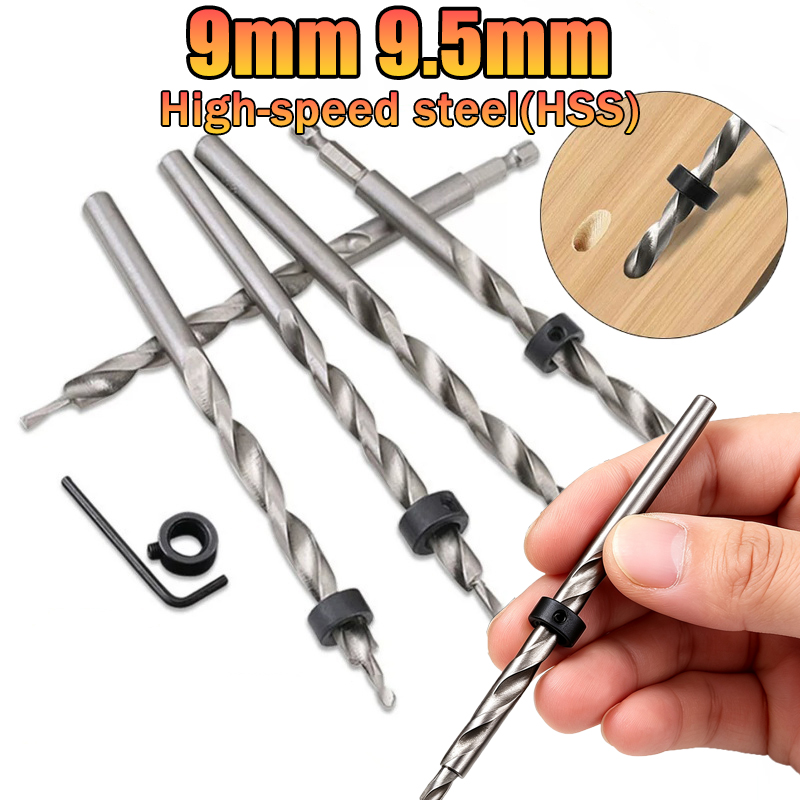 Pocket Hole Jig - مثقاب حلزوني مع محدد عمق الثقب