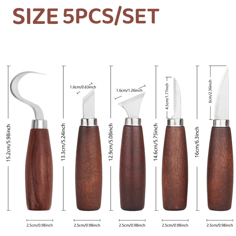 5 قطعة أدوات لنحت الخشب إزميل  - مراجعة Chisel Set Wood وسعره