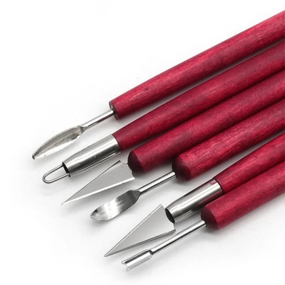 6 قطعة أداة النحت الفخار الخشب - مراجعة Chisel Set Wood وسعره