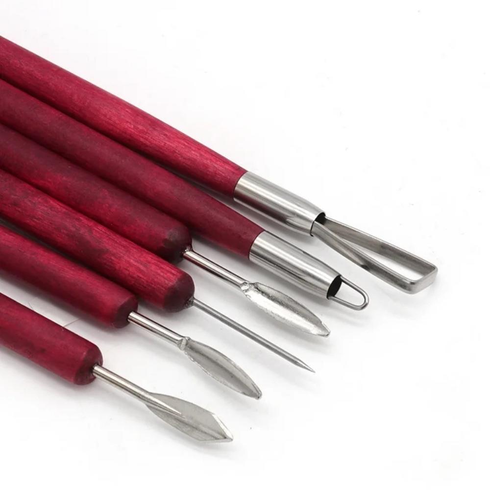 6 قطعة أداة النحت الفخار الخشب - مراجعة Chisel Set Wood وسعره