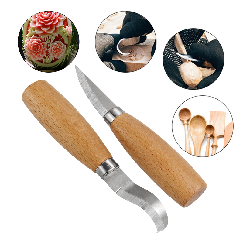 الفولاذ المقاوم للصدأ نحت سكين - مراجعة Chisel Set Wood وسعره