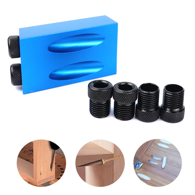 طقم أدوات حفر وفتح الثقوب الما - مراجعة Pocket Hole Jig وسعره