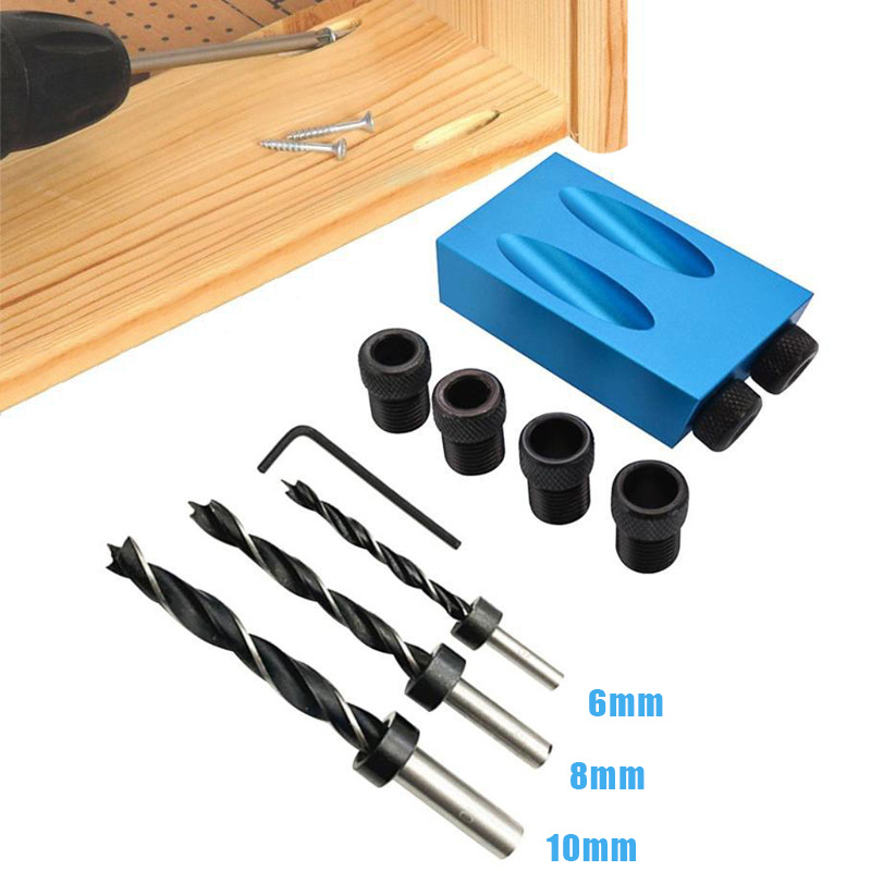 طقم أدوات حفر وفتح الثقوب الما - مراجعة Pocket Hole Jig وسعره