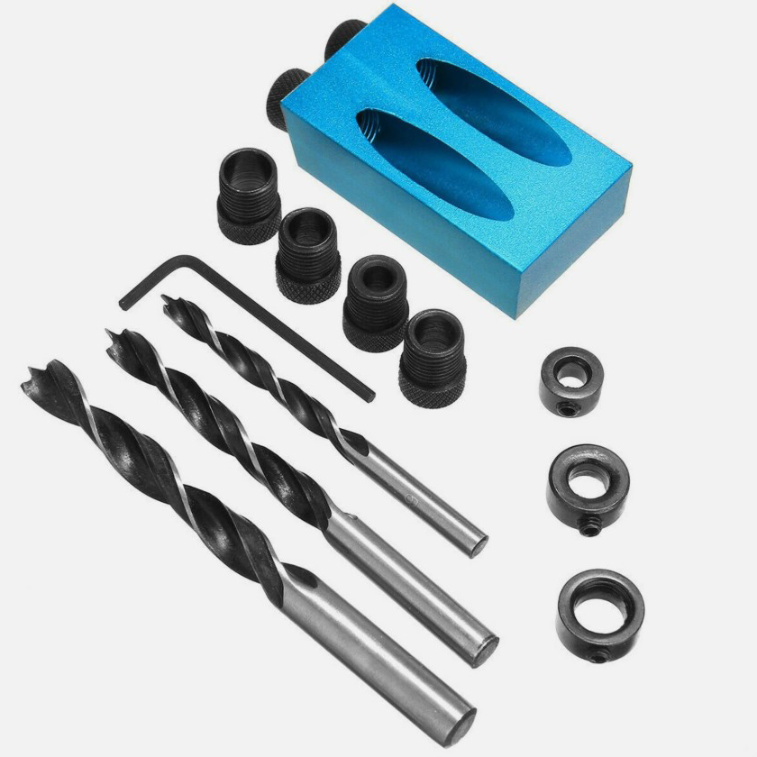 طقم أدوات حفر ثقوب الجيب 14 قط - مراجعة Pocket Hole Jig وسعره