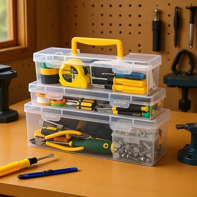 مجموعة صناديق تخزين قابلة للتك - مراجعة Tools Box For Workshop وسعره