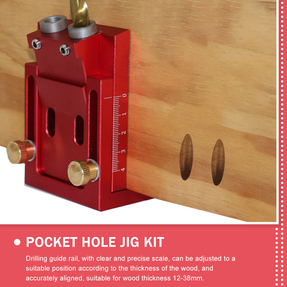 1 مجموعة أدوات تحديد مواقع الث - مراجعة Pocket Hole Jig وسعره